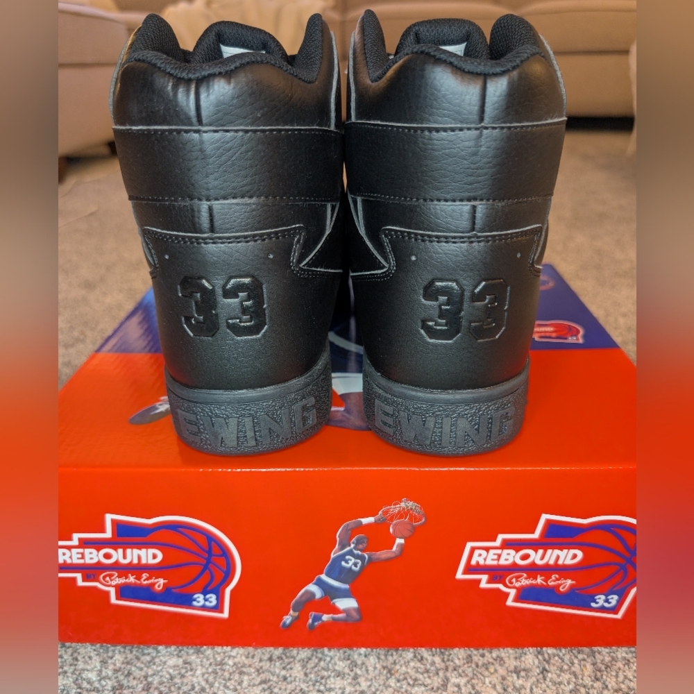Patrick Ewing 33 Rebound B-Ball Shoes Men’s Orion Size 13 Black Non-Strap NIB - Picture 5 of 13